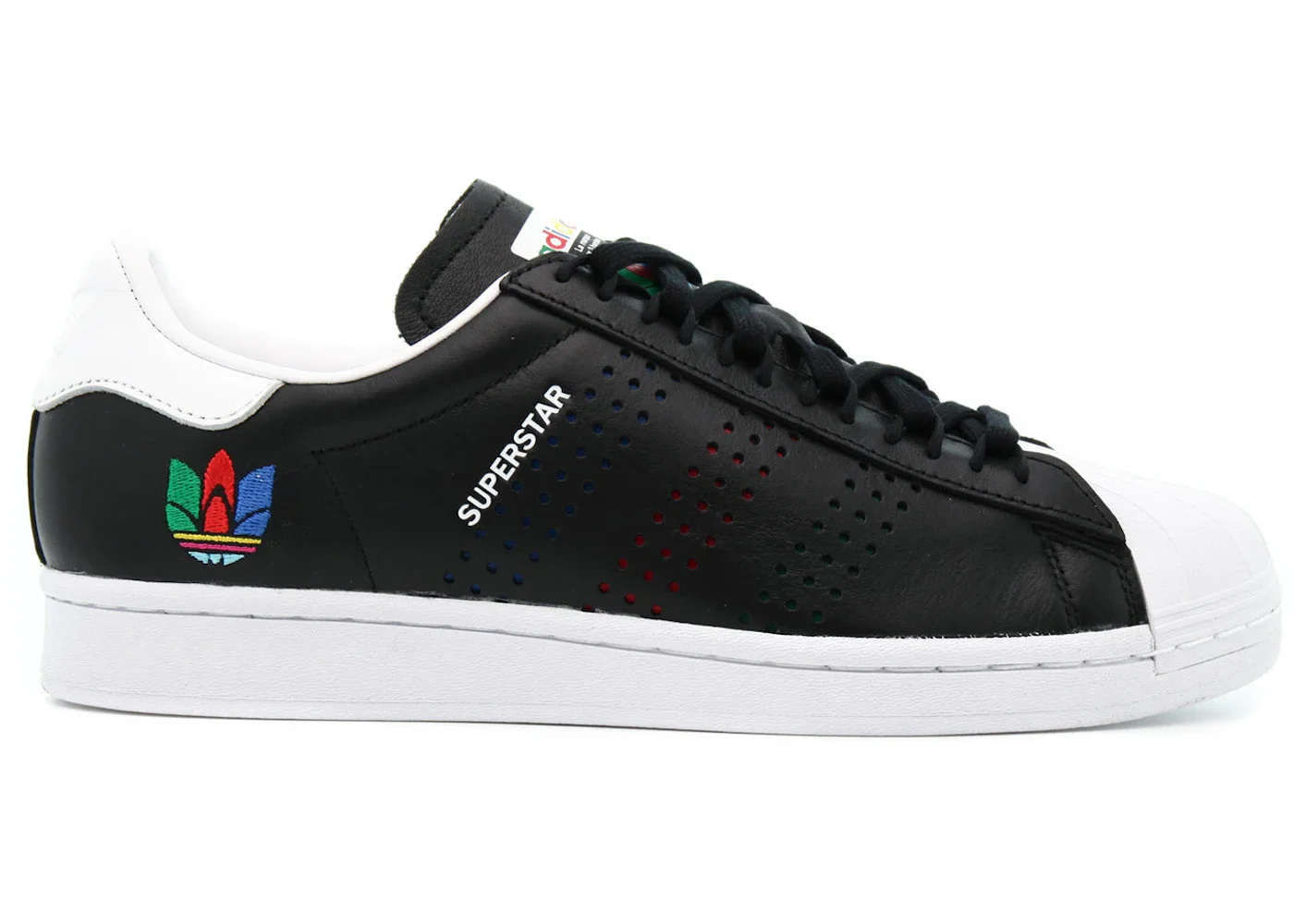 adidas Superstar Colorful Trefoil Core Black - 1