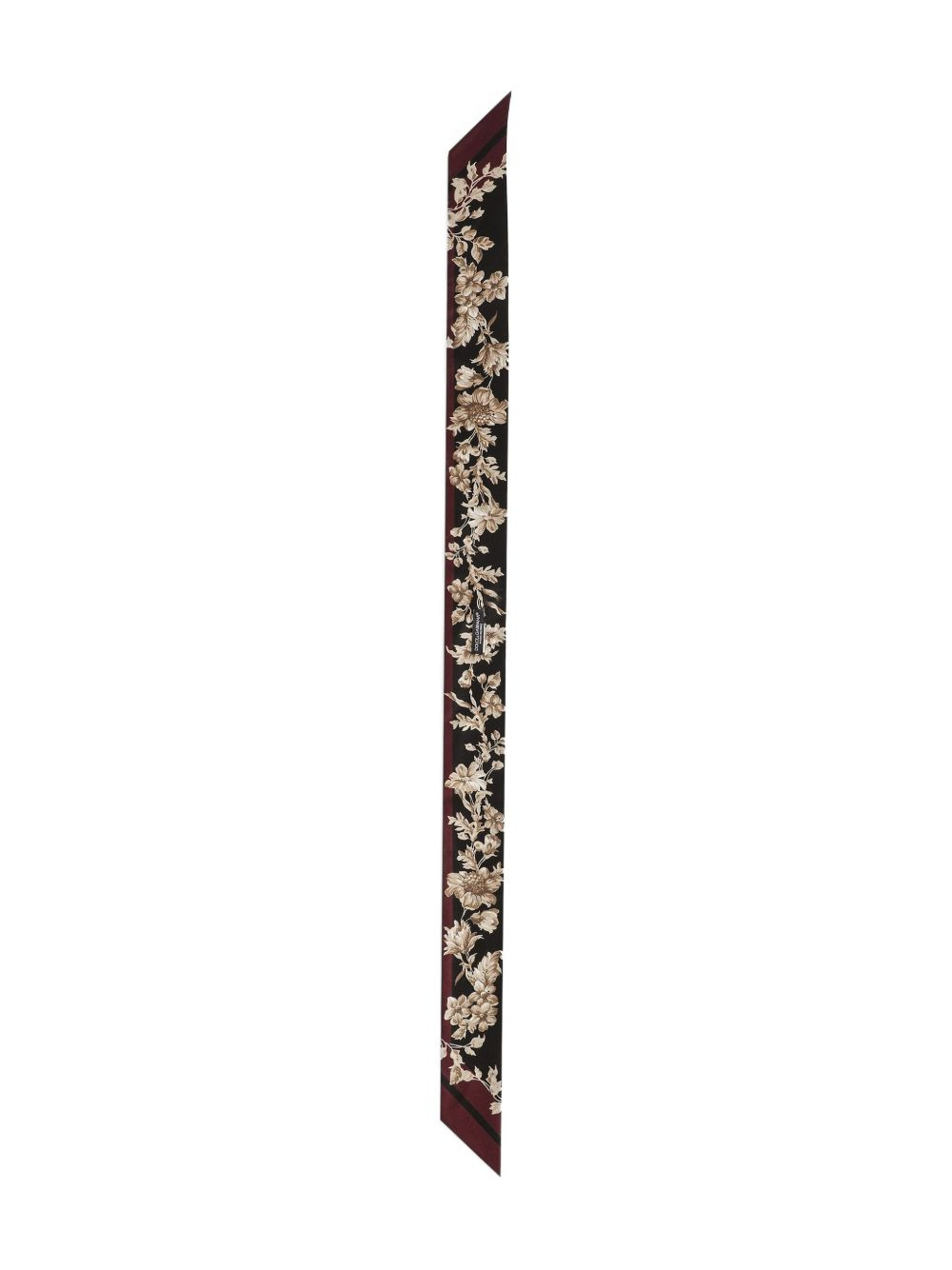 floral-print silk scarf - 2