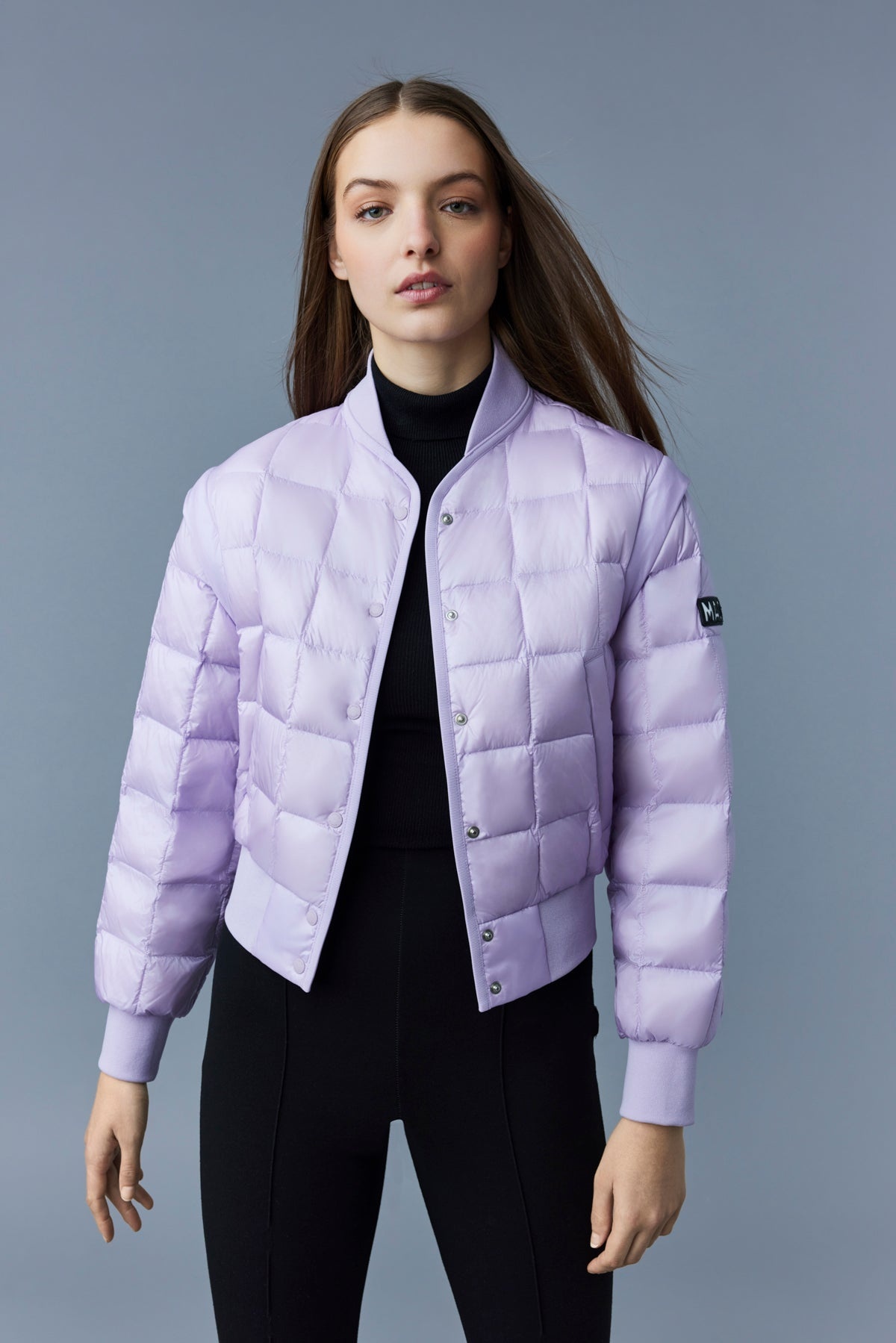 ANI 2-in-1 recycled E3-Lite down bomber jacket - 6