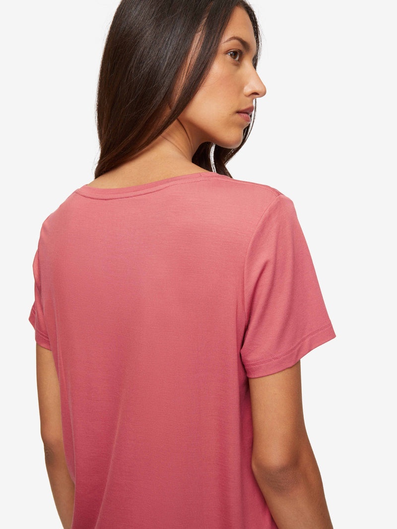 Women's T-Shirt Lara Micro Modal Stretch Soft Cedar - 5