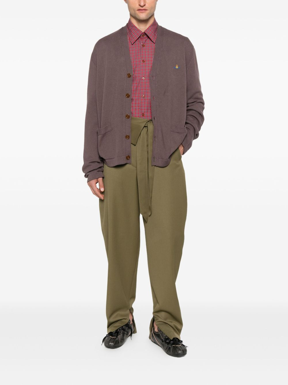 V-neck cardigan - 2