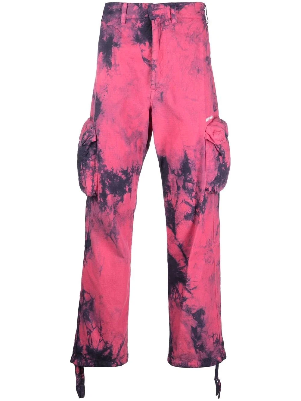 tie-dye cargo pants - 1
