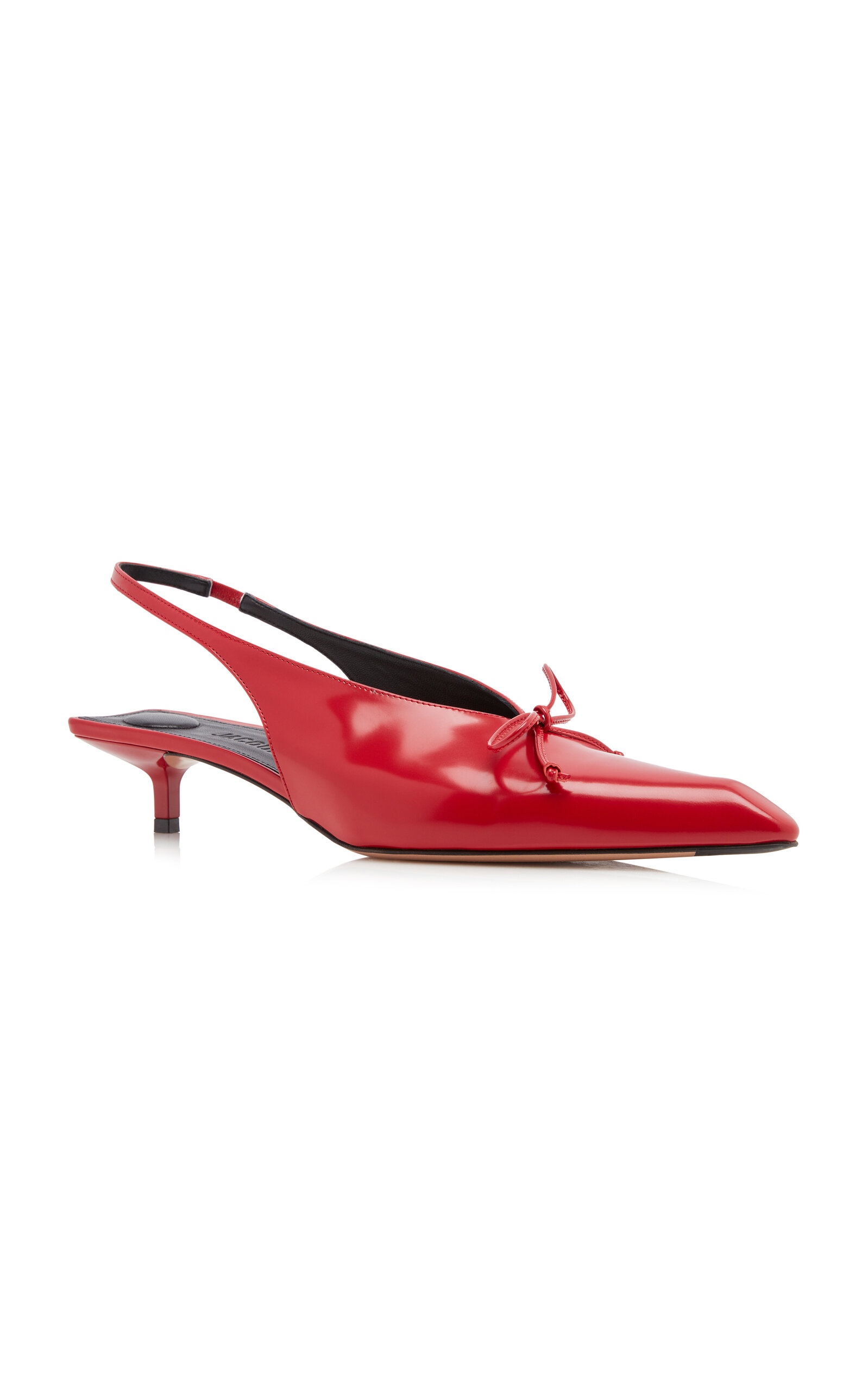 Cubisto Leather Slingback Pumps red - 3