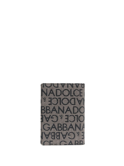 Dolce & Gabbana logo-jacquard card holder outlook