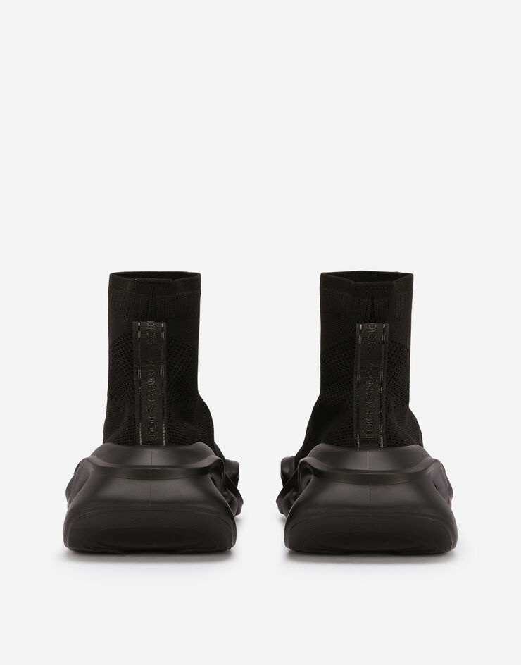 Stretch mesh Wave mid-top sneakers - 3