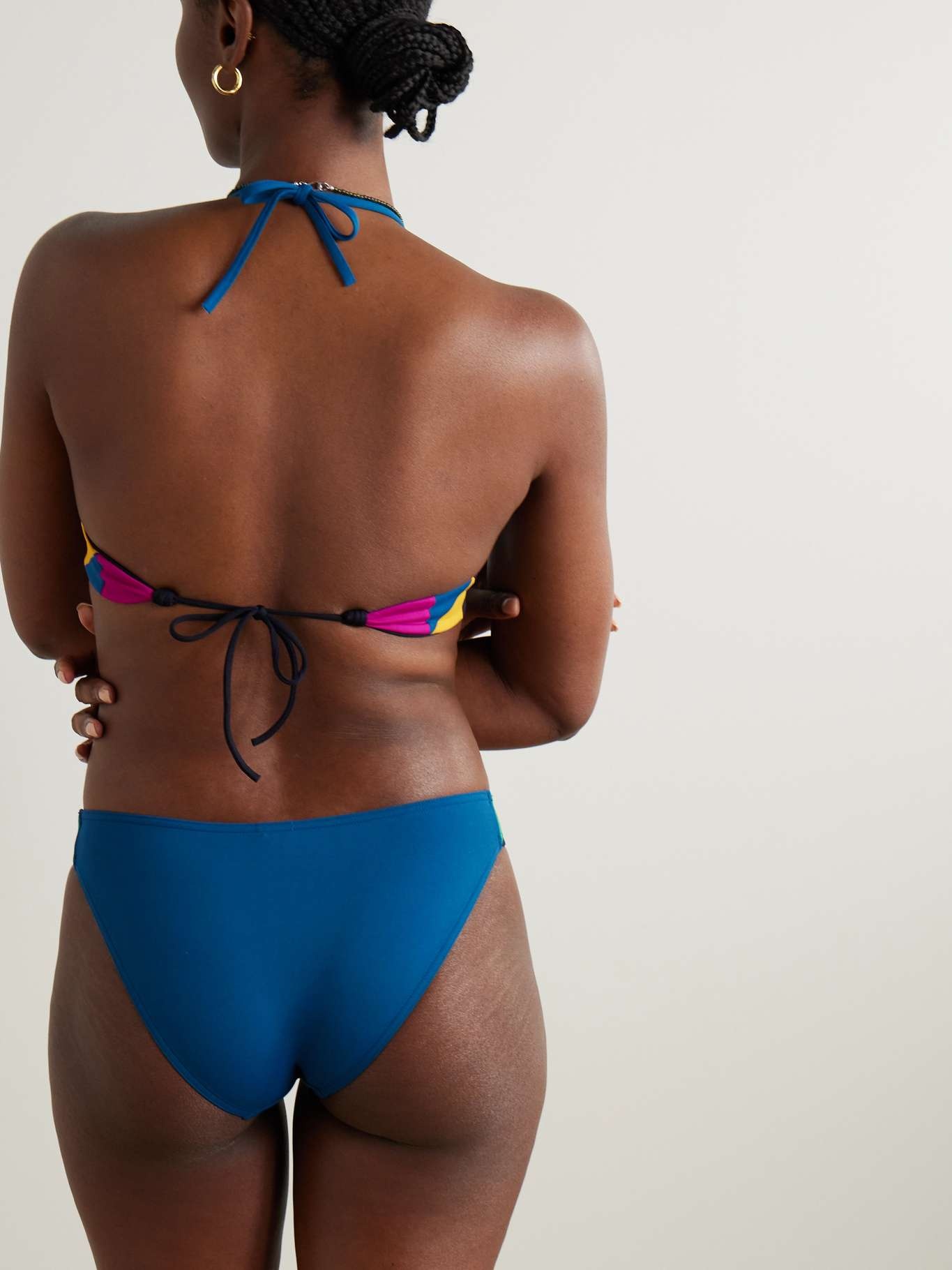 Poésie patchwork bikini briefs - 3