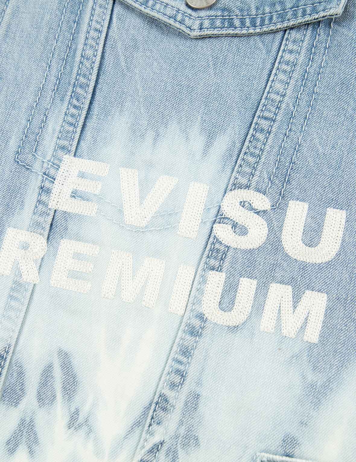 Tie-dye Denim Shirt Jacket - 10