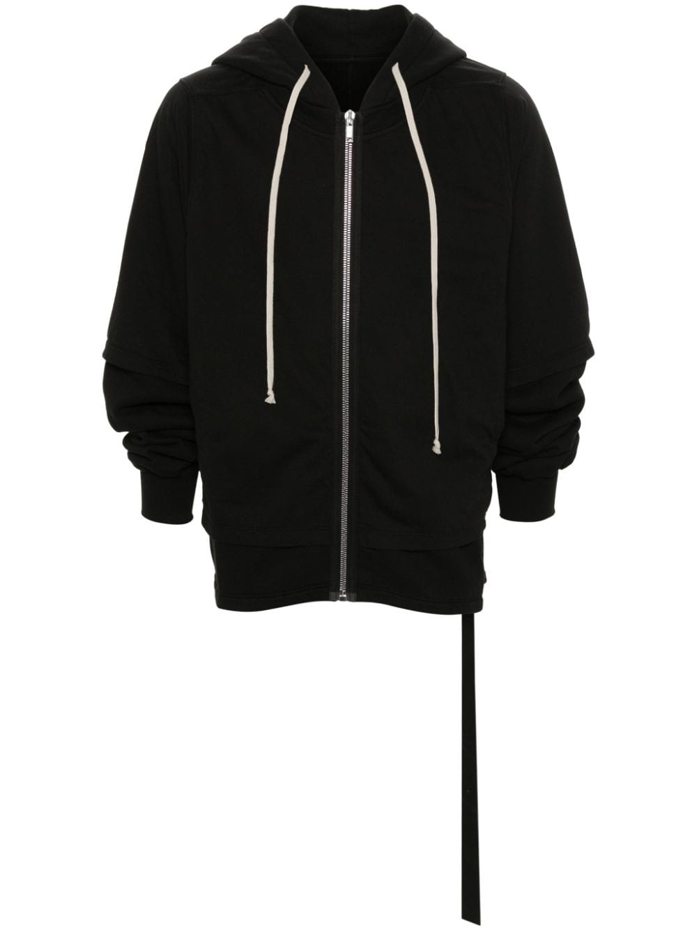 cotton zip-up hoodie - 1