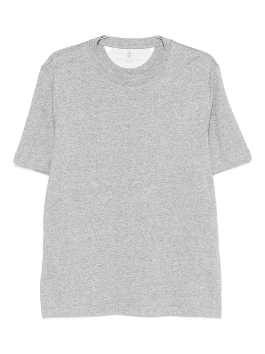 Brunello Cucinelli Linen Blend T-Shirt - 1