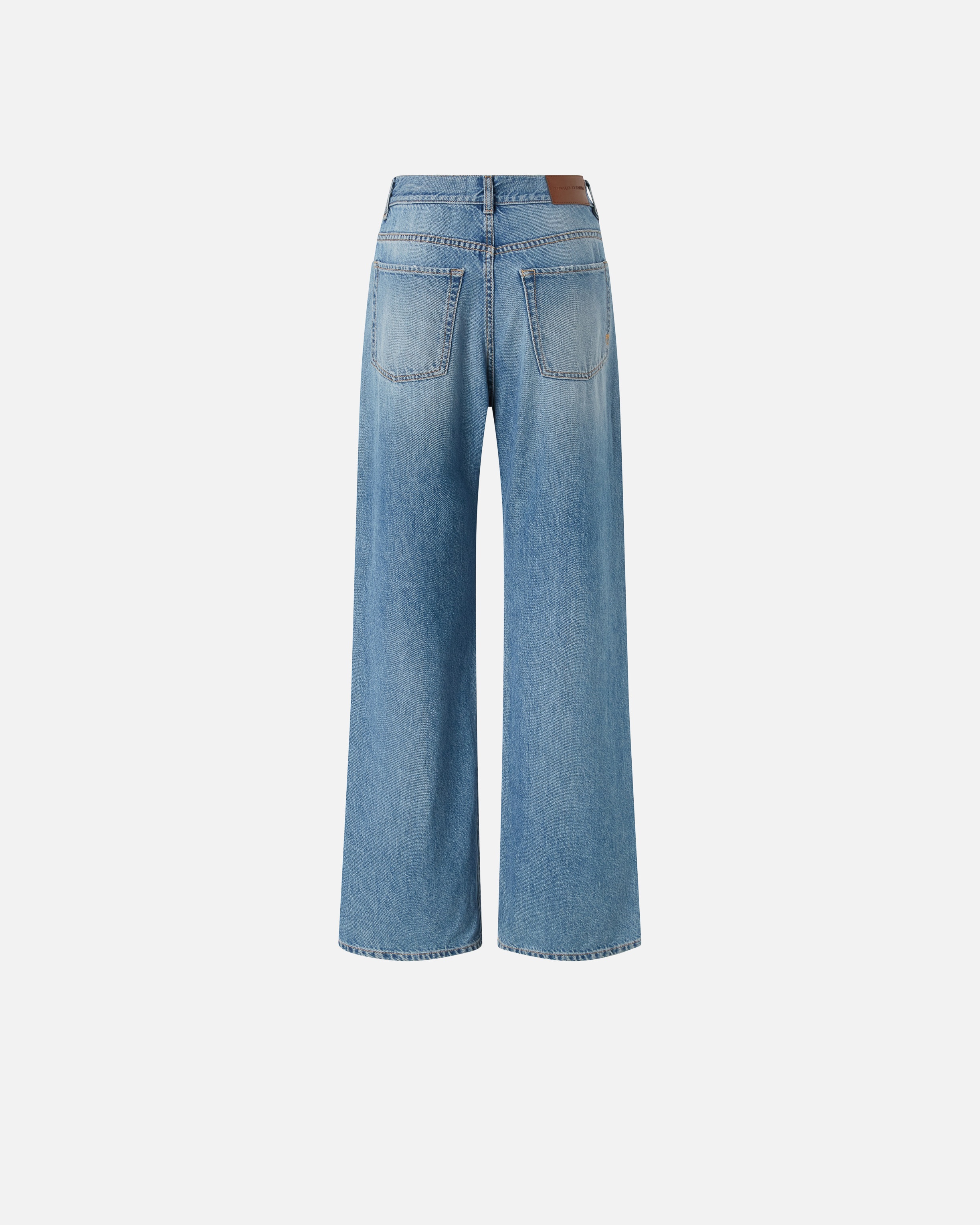 PALAZZO JEANS IN SOFT DENIM - 6