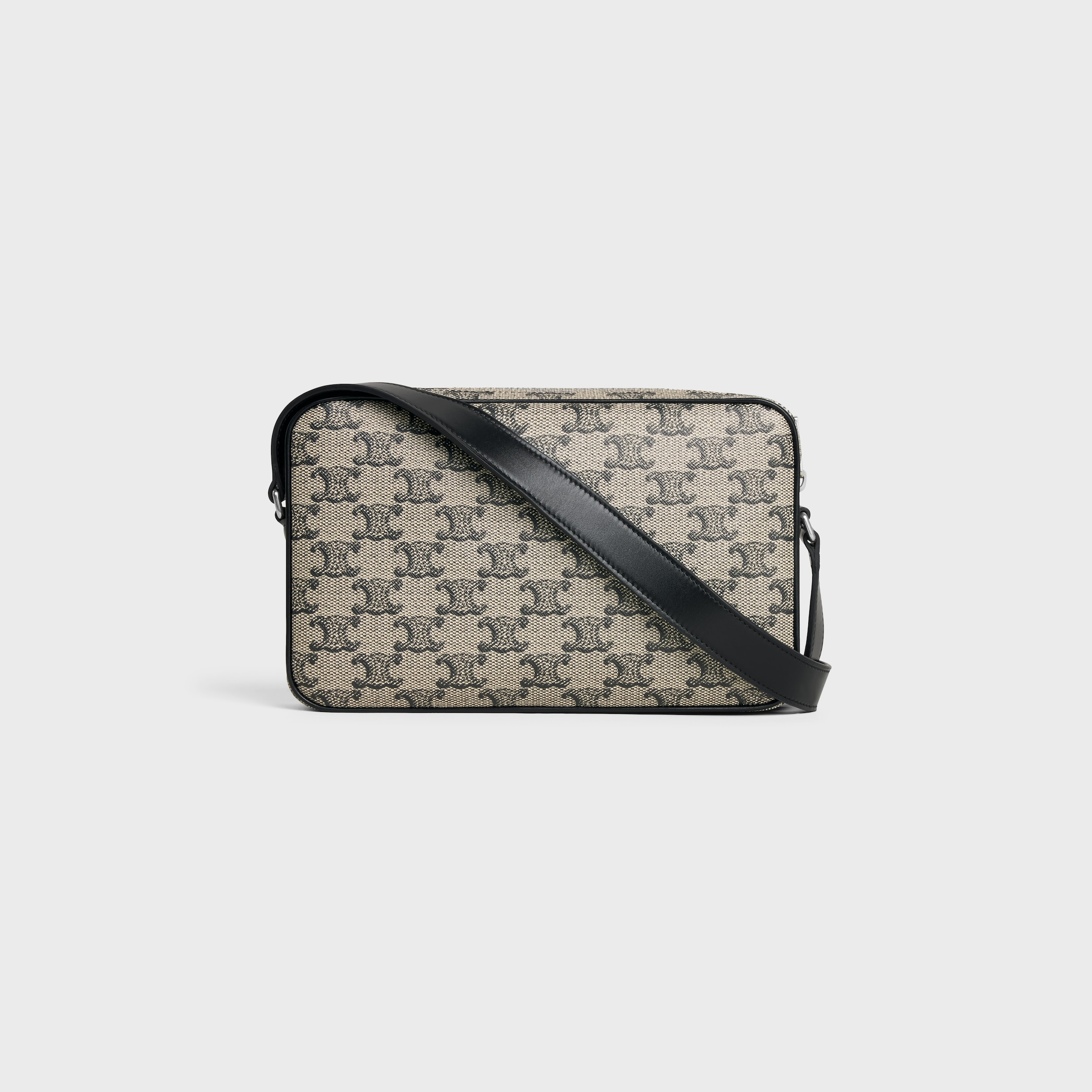 Medium Messenger Bag in TRIOMPHE CANVAS WITH CELINE PRINT - 3