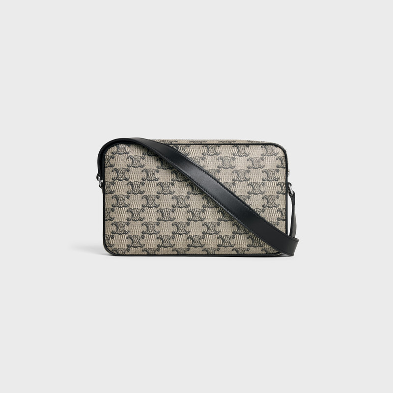 Medium Messenger Bag in TRIOMPHE CANVAS WITH CELINE PRINT 3