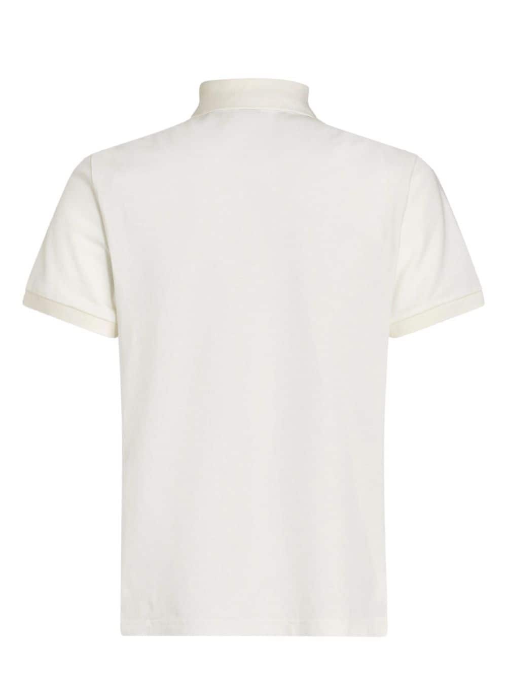 Pegaso-embroidered cotton polo shirt - 6
