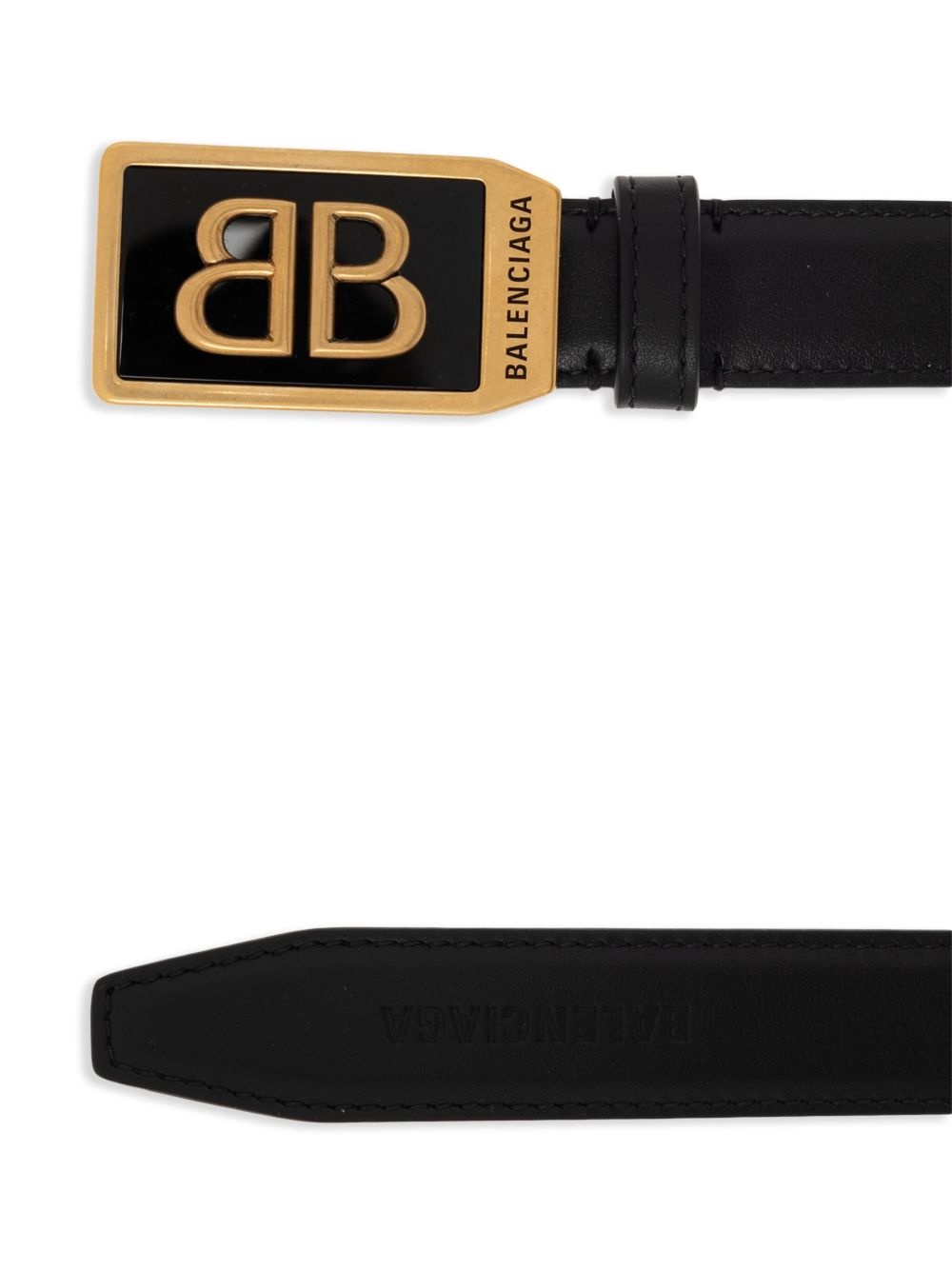 logo-plaque belt - 2