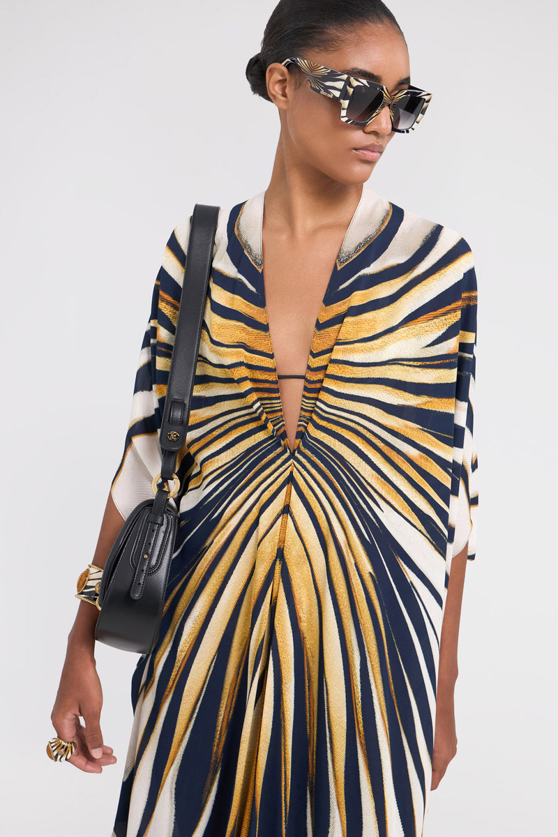 Ray Of Gold Print Caftan 5