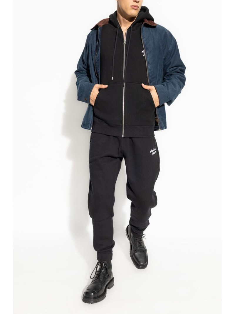 Maison Kitsuné logo-print cotton track pants outlook