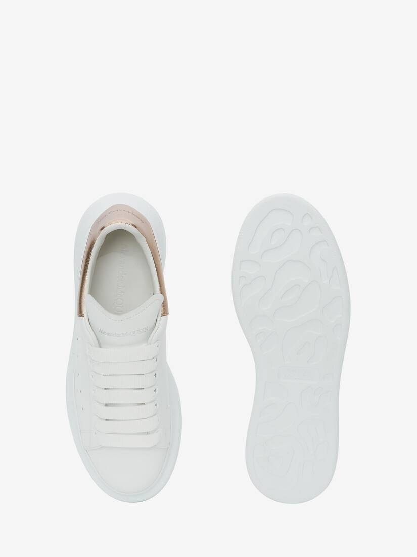 Women's Oversized Sneaker in White/rose Gold - 4