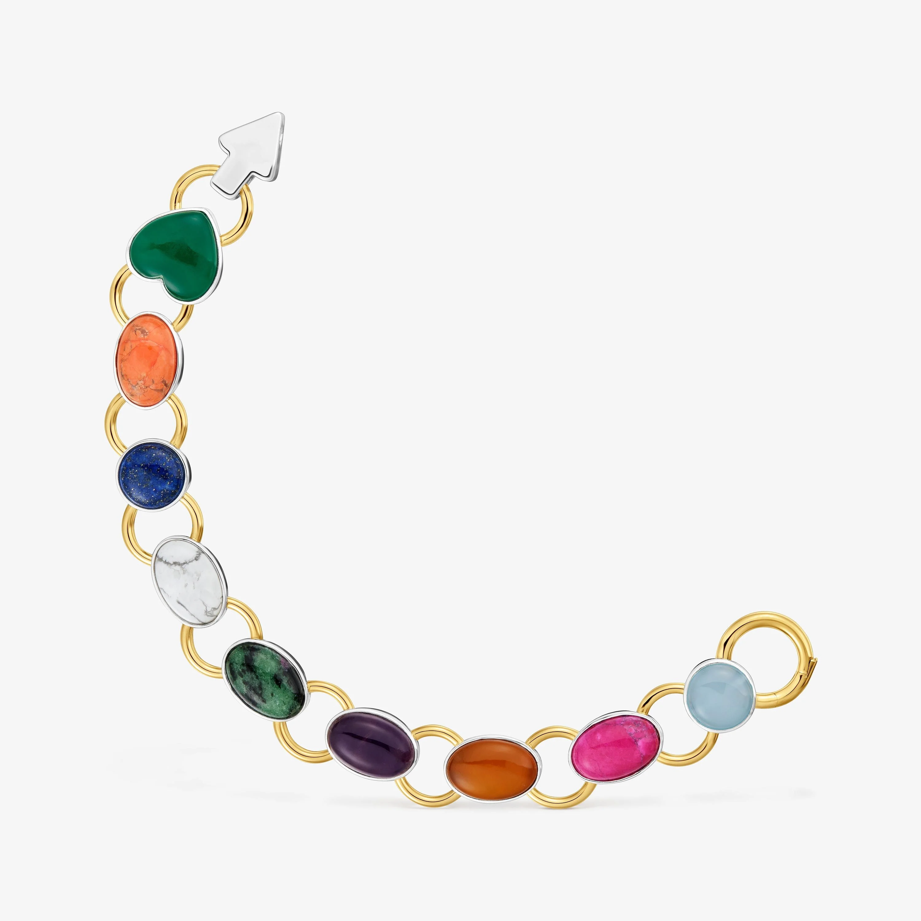Two-tone Bracelet with gemstones TOUS Gem Power - 1
