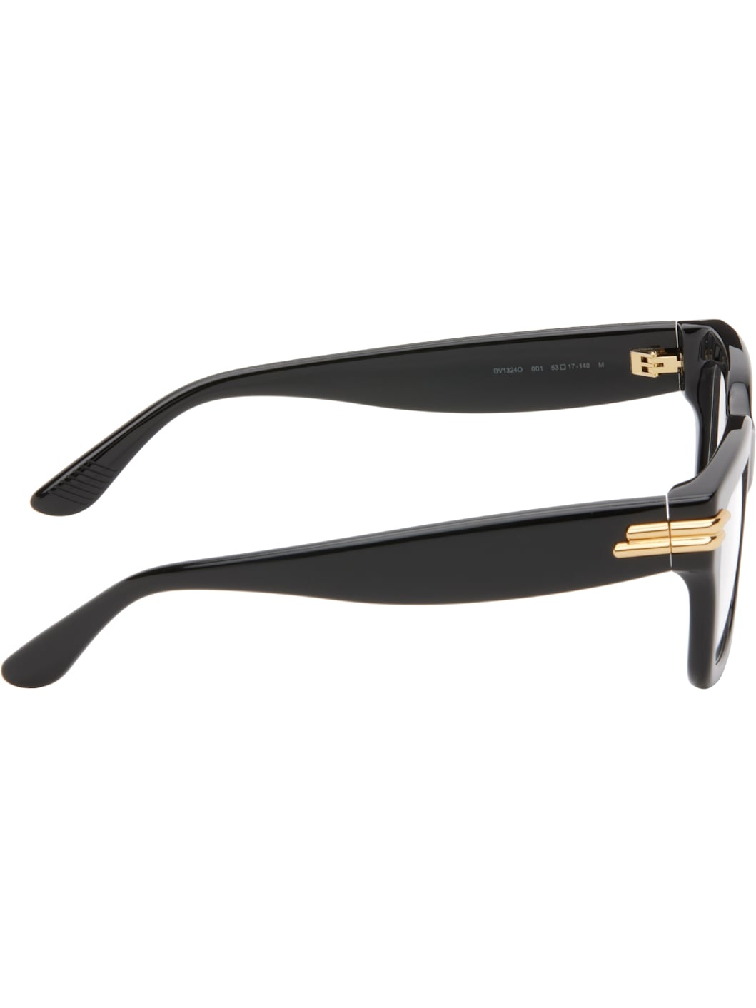 Black Mitre Square Glasses - 2