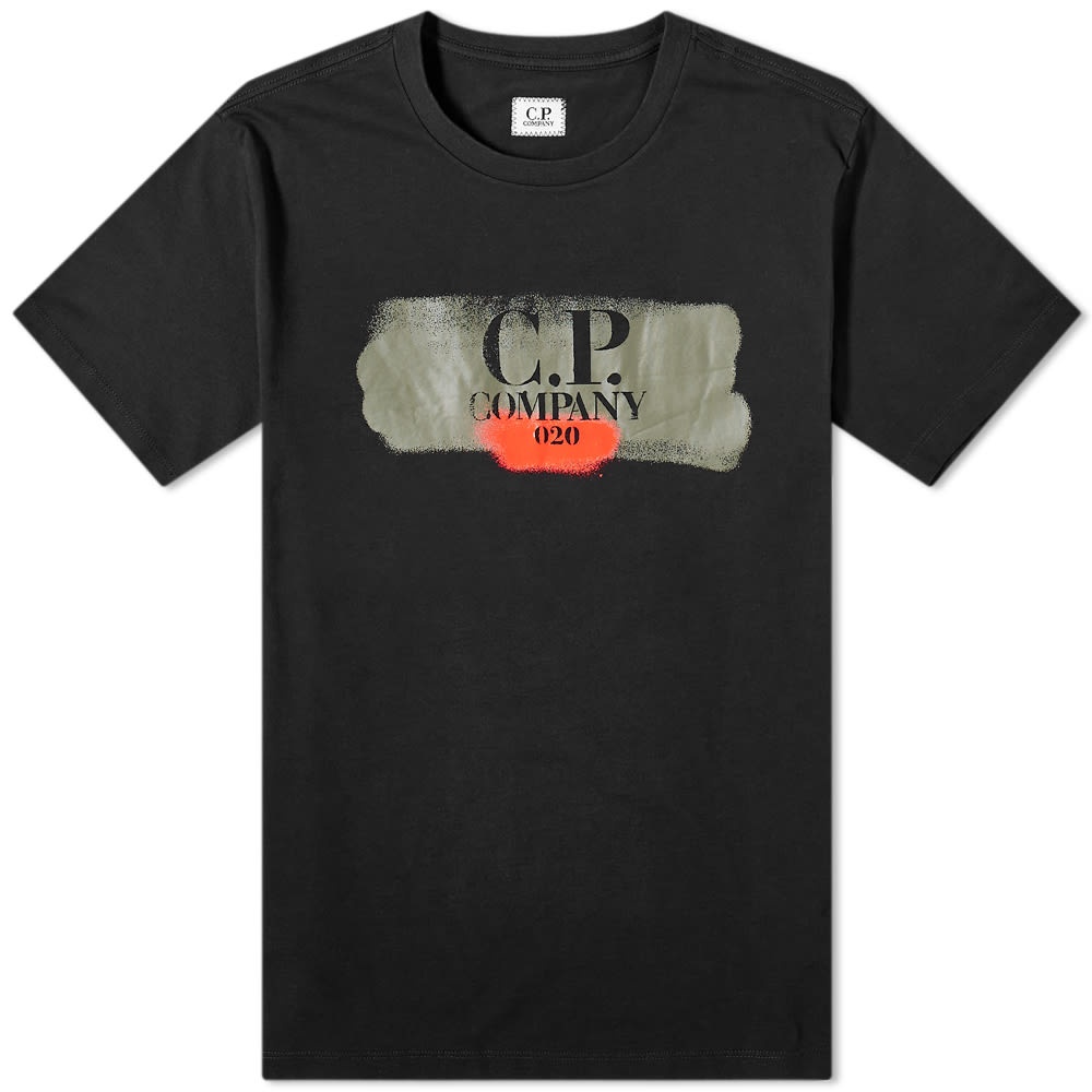 C.P. Company Spray Logo Tee - 1