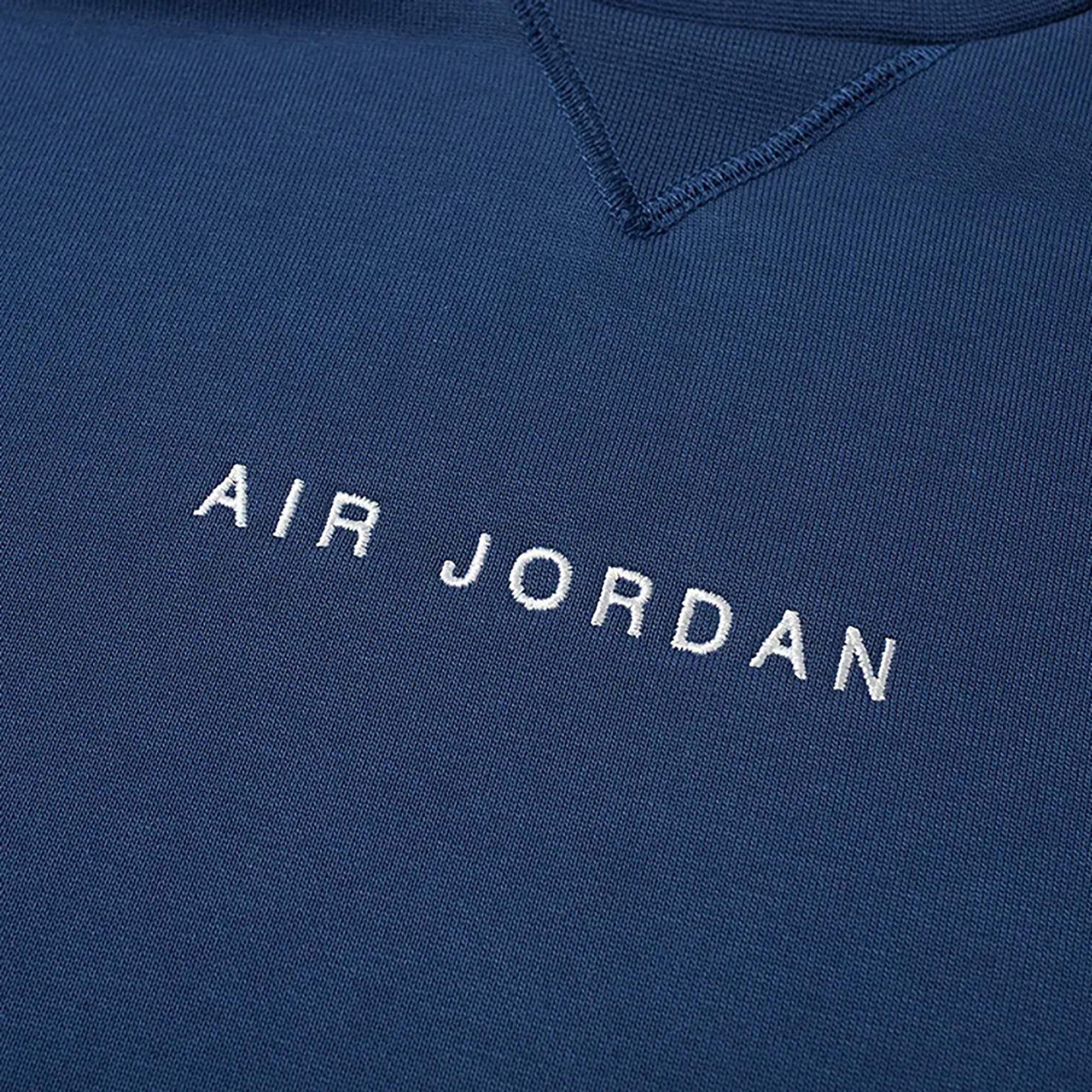 Air Jordan x Fragment Crewneck 'Navy/Sport Royal/White' - 3