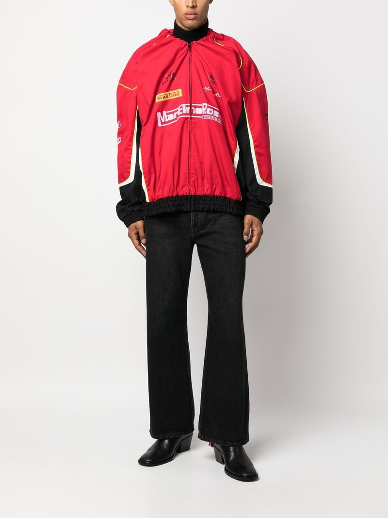 Martine Rose logo-print light-weight jacket outlook