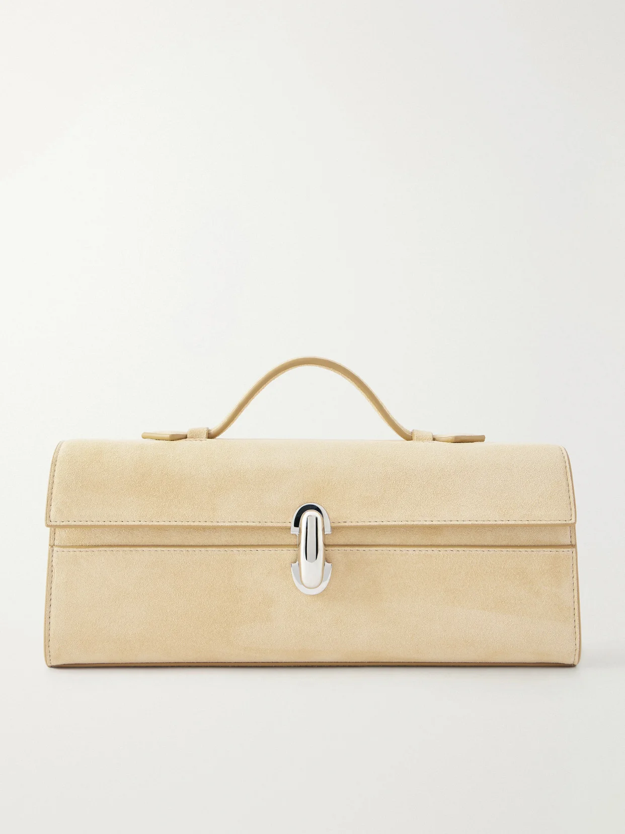 Slim Symmetry Suede Tote - 1