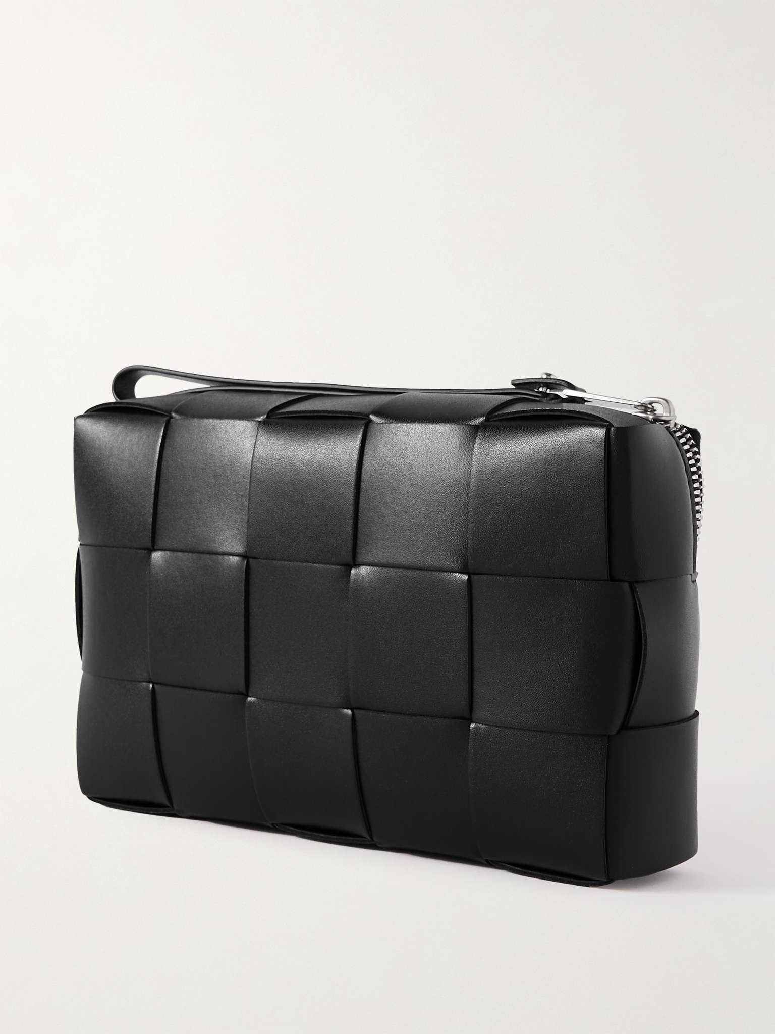 Intrecciato Leather Wash Bag - 3