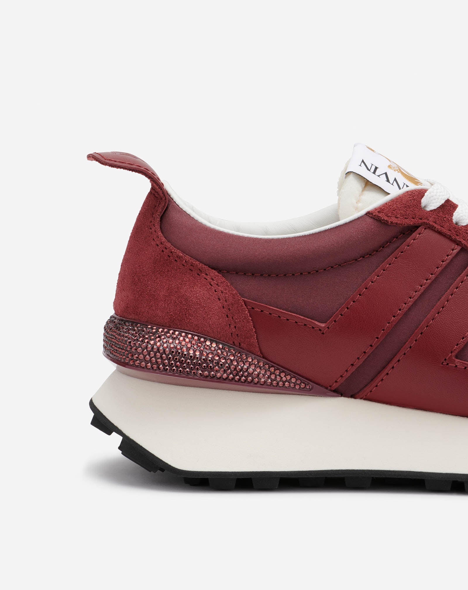 BUMPR SNEAKERS IN SATIN AND RHINESTONES - 5