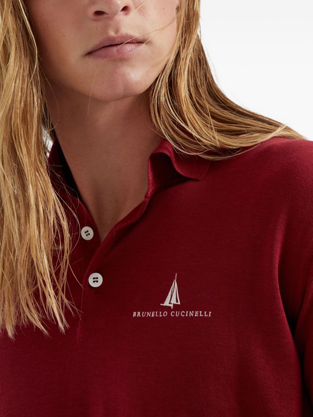 logo-print polo shirt - 5