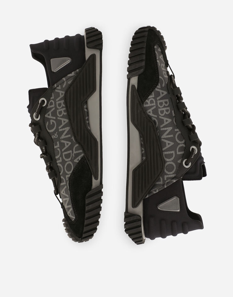 Coated jacquard NS1 sneakers - 5