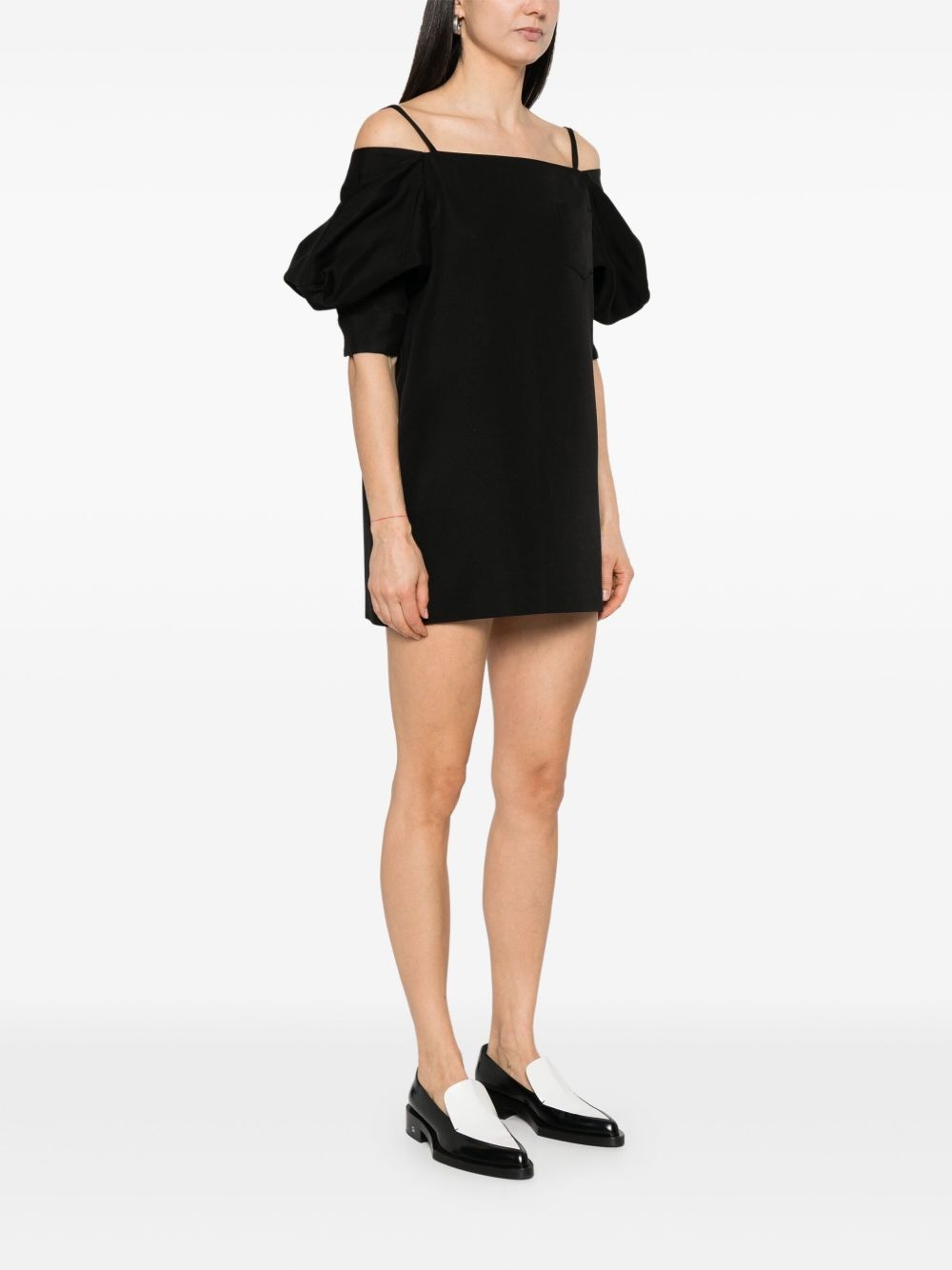 cold-shoulder mini dress - 3