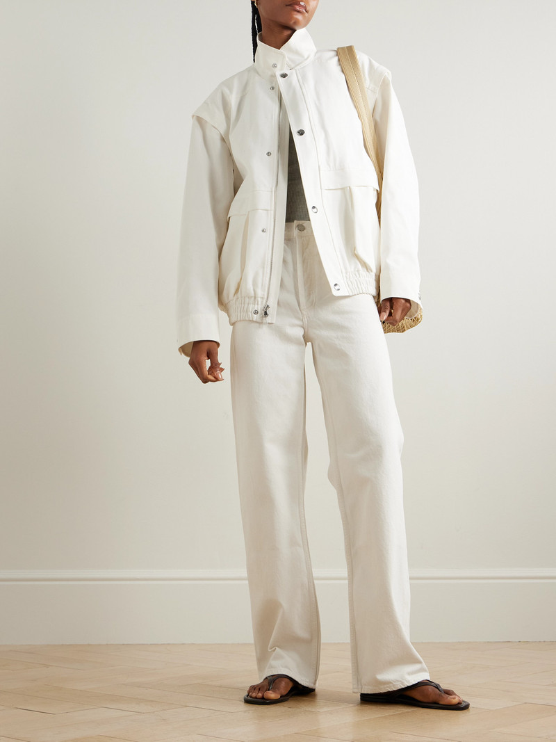 Tibi Paneled Cotton-twill Jacket outlook