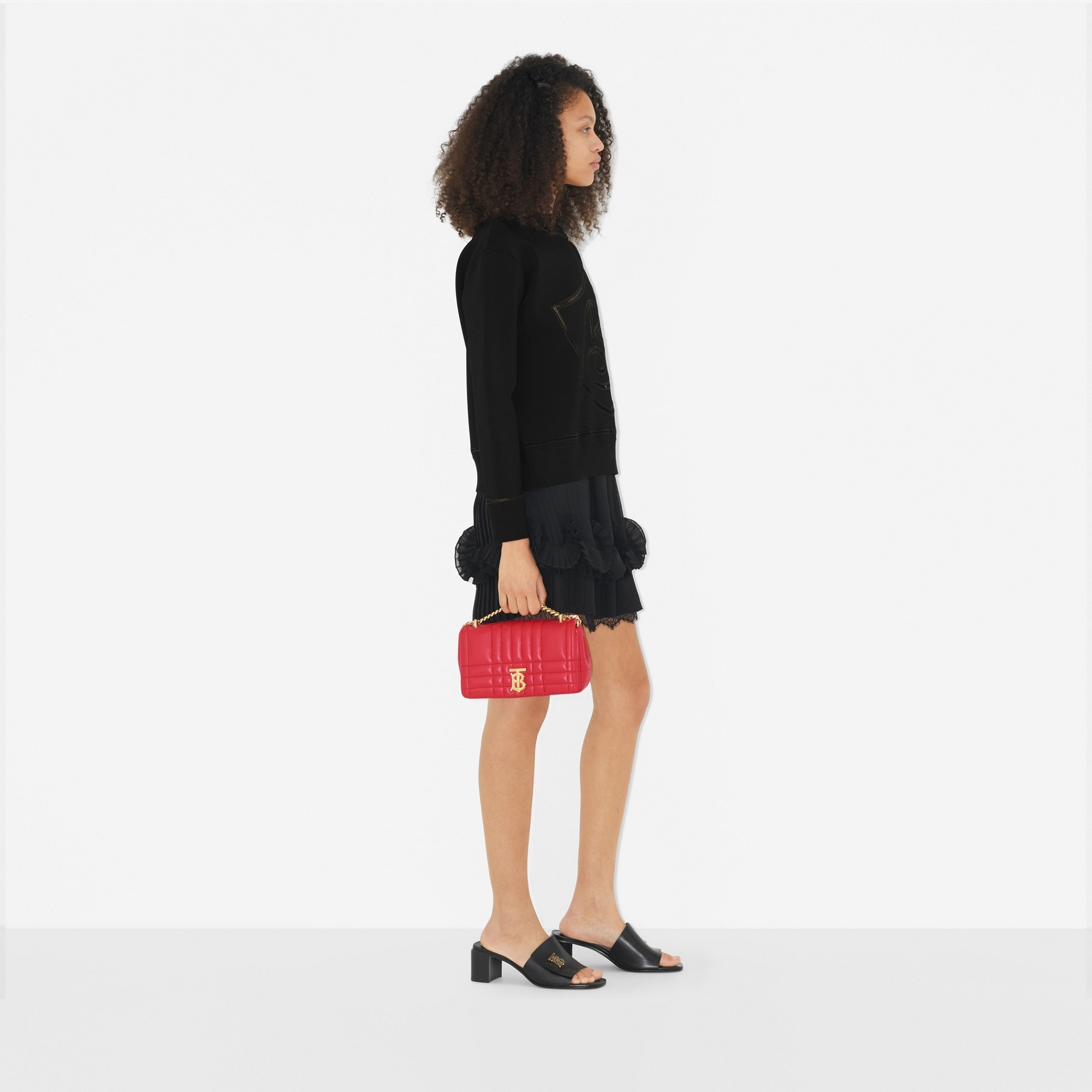 Letter Graphic Viscose Blend Sweater - 3