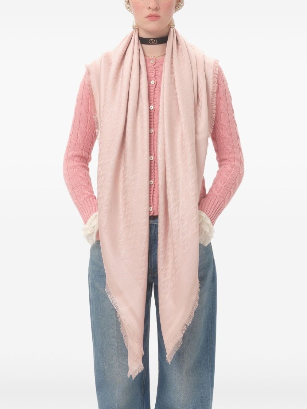 Toute La V shawl - 4