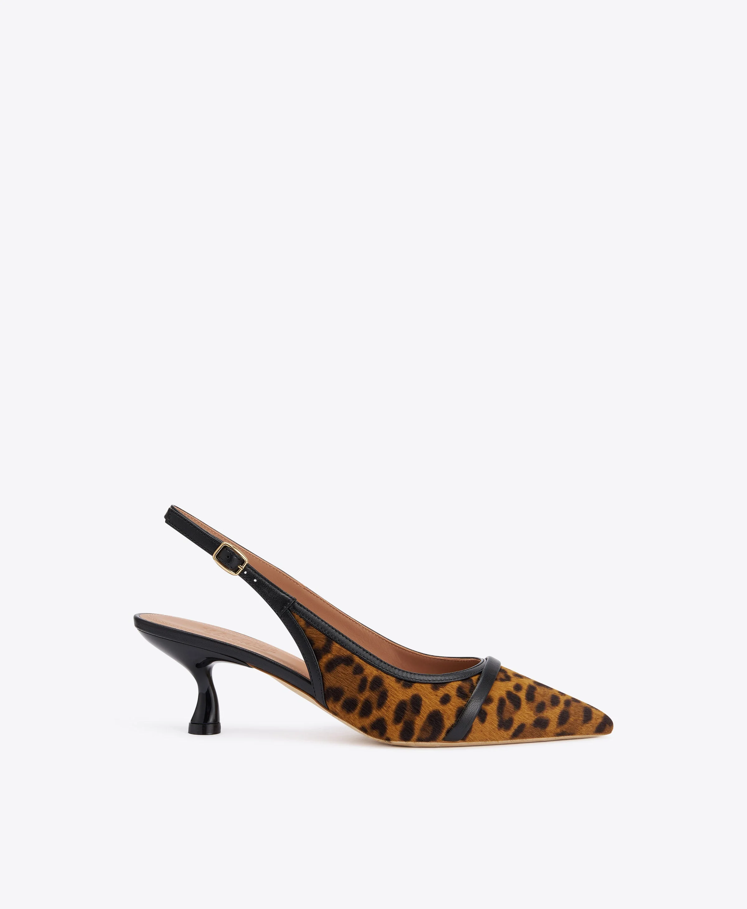 Jama 45 Leopard-print Calf Hair Slingbacks - 1