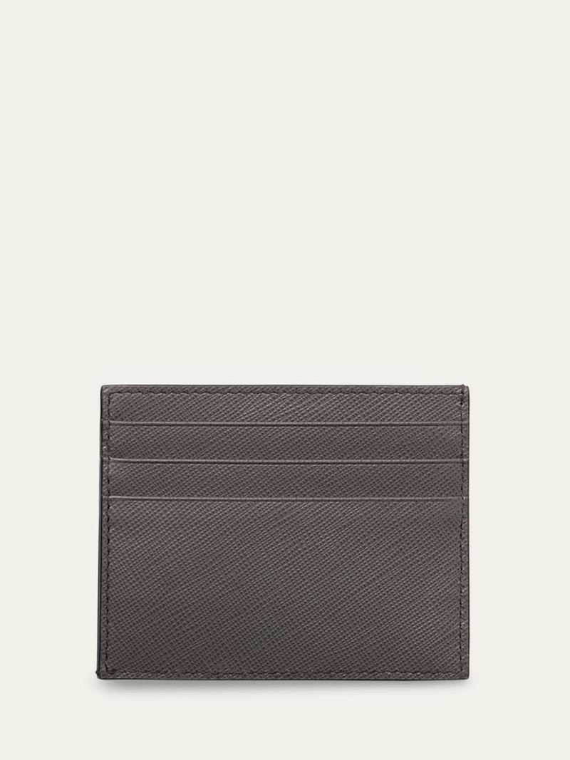 Prada Men's Saffiano Leather Logo Card Case outlook