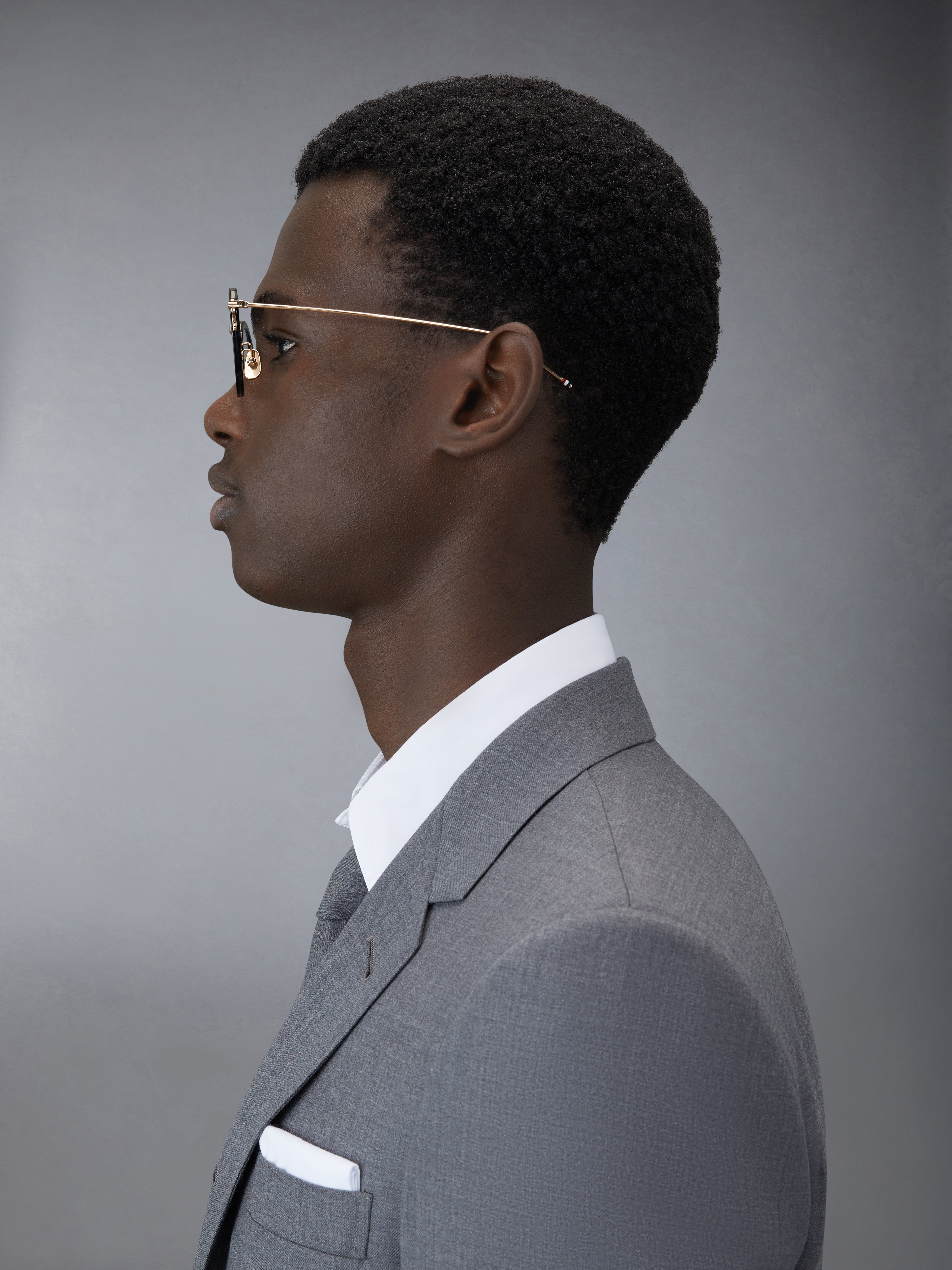 ACETATE AND TITANIUM ROUND EYEGLASSES - 3