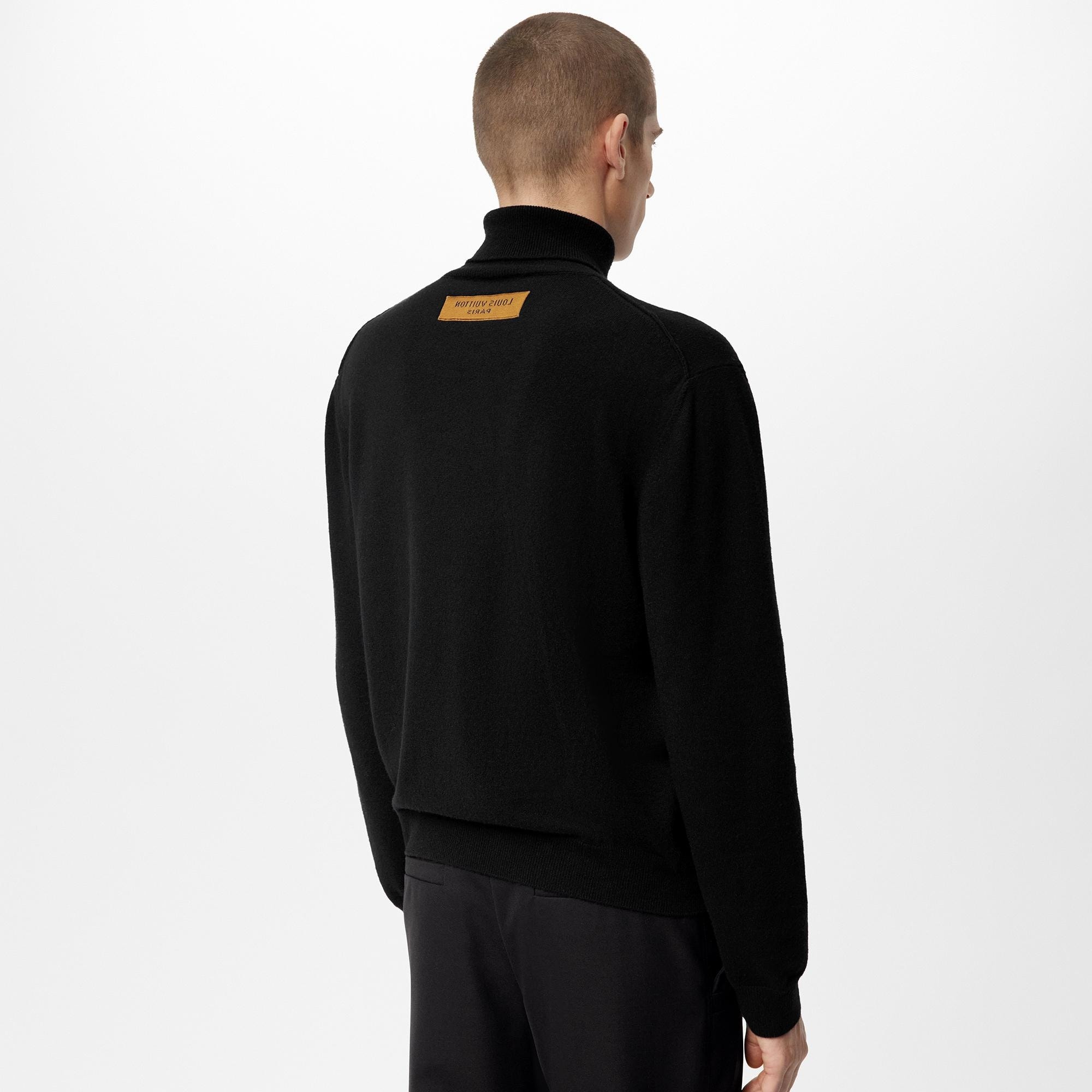 LVSE LV Embossed Turtle Neck - 4