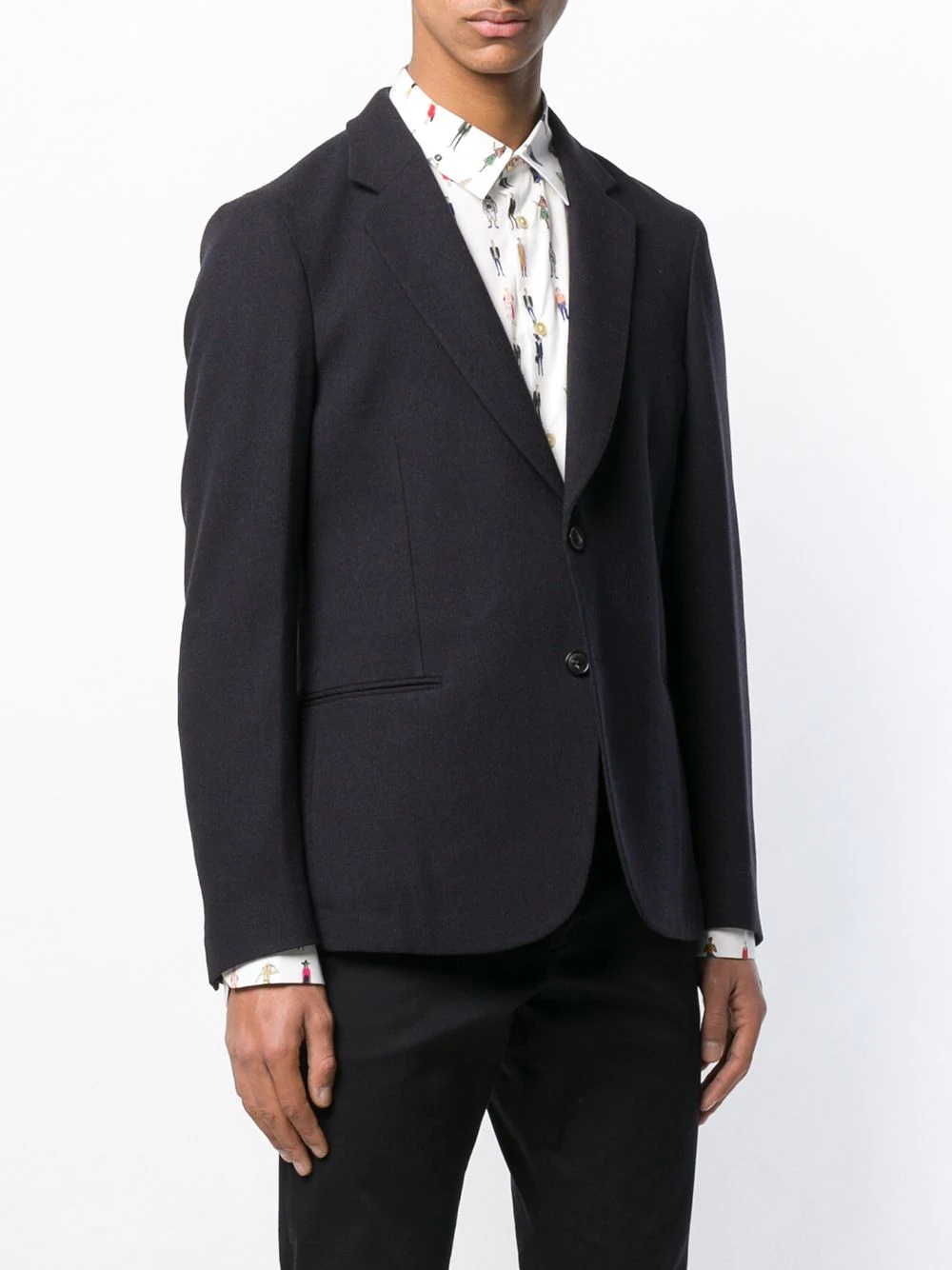 fitted suit jacket - 3