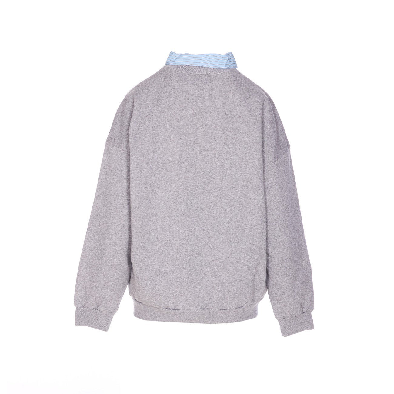 Balenciaga Women Ceo Team Logo Shirt Collar Sweater - 3
