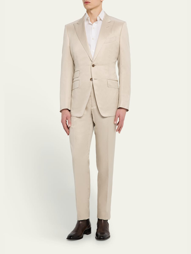 TOM FORD Men's O'Connor Silk-Linen Twill Suit outlook