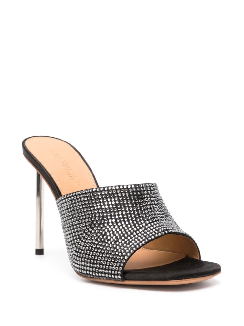 Allen crystal satin mules - 2