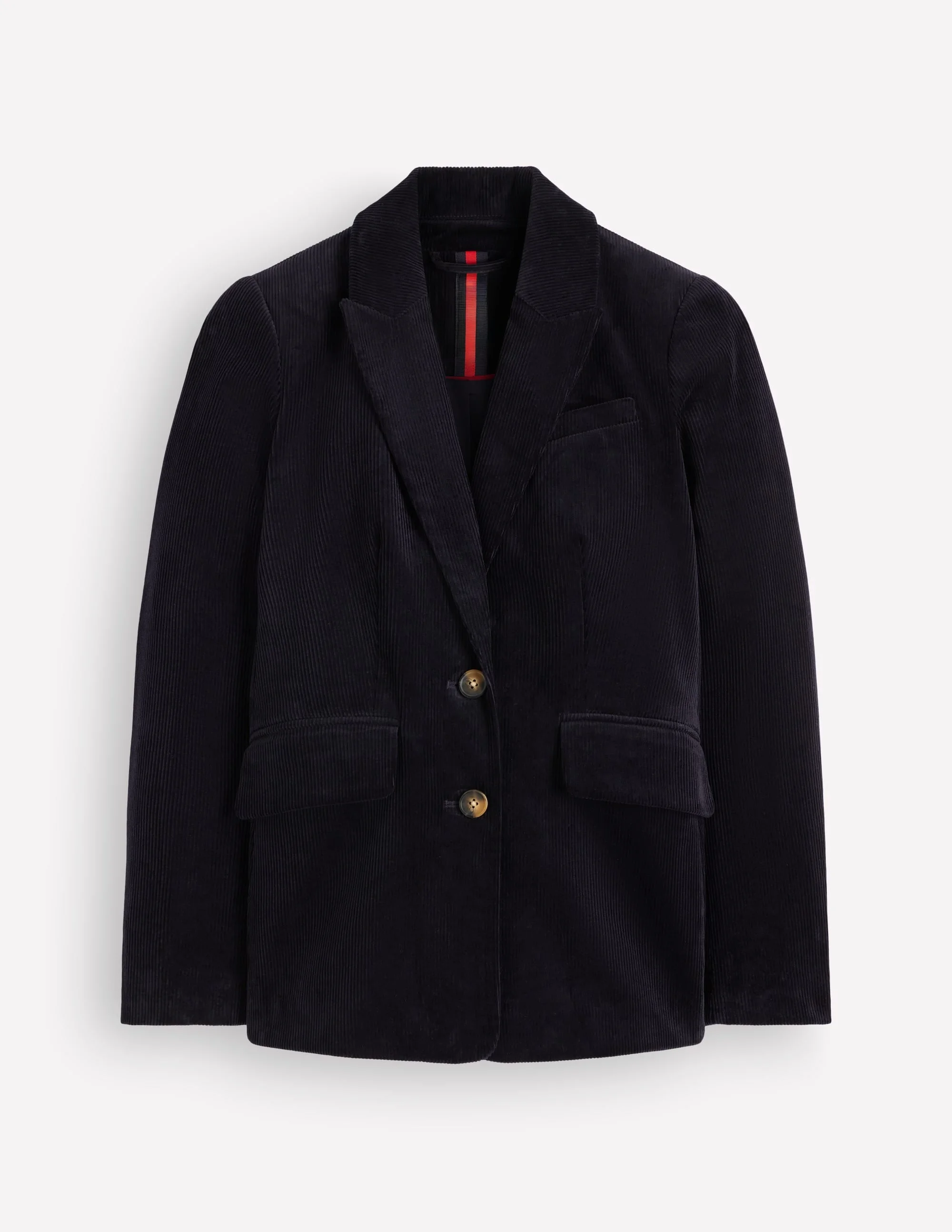 Stamford Cord Blazer-Navy - 1