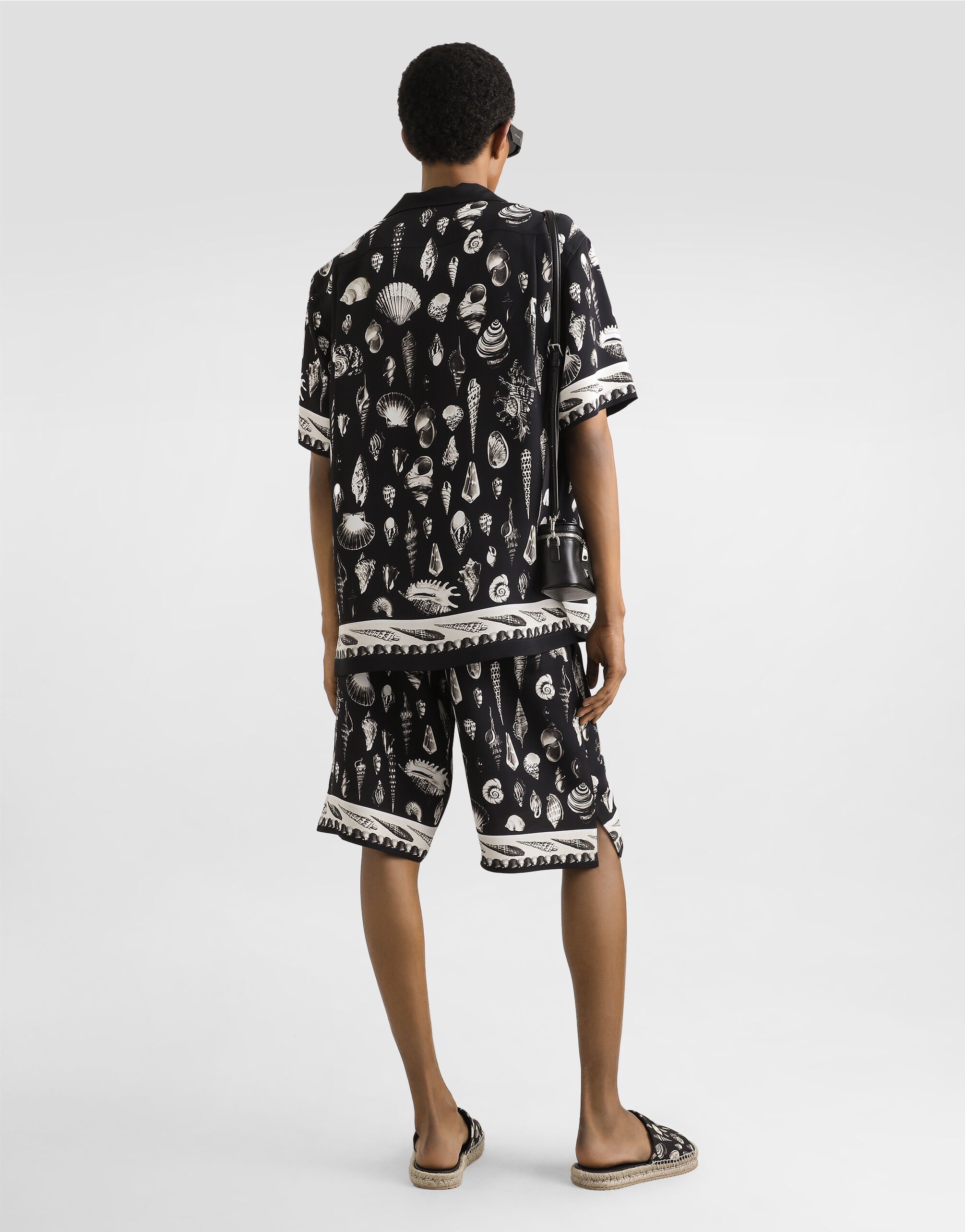 shell-print crêpe marocaine hawaii shirt - 3