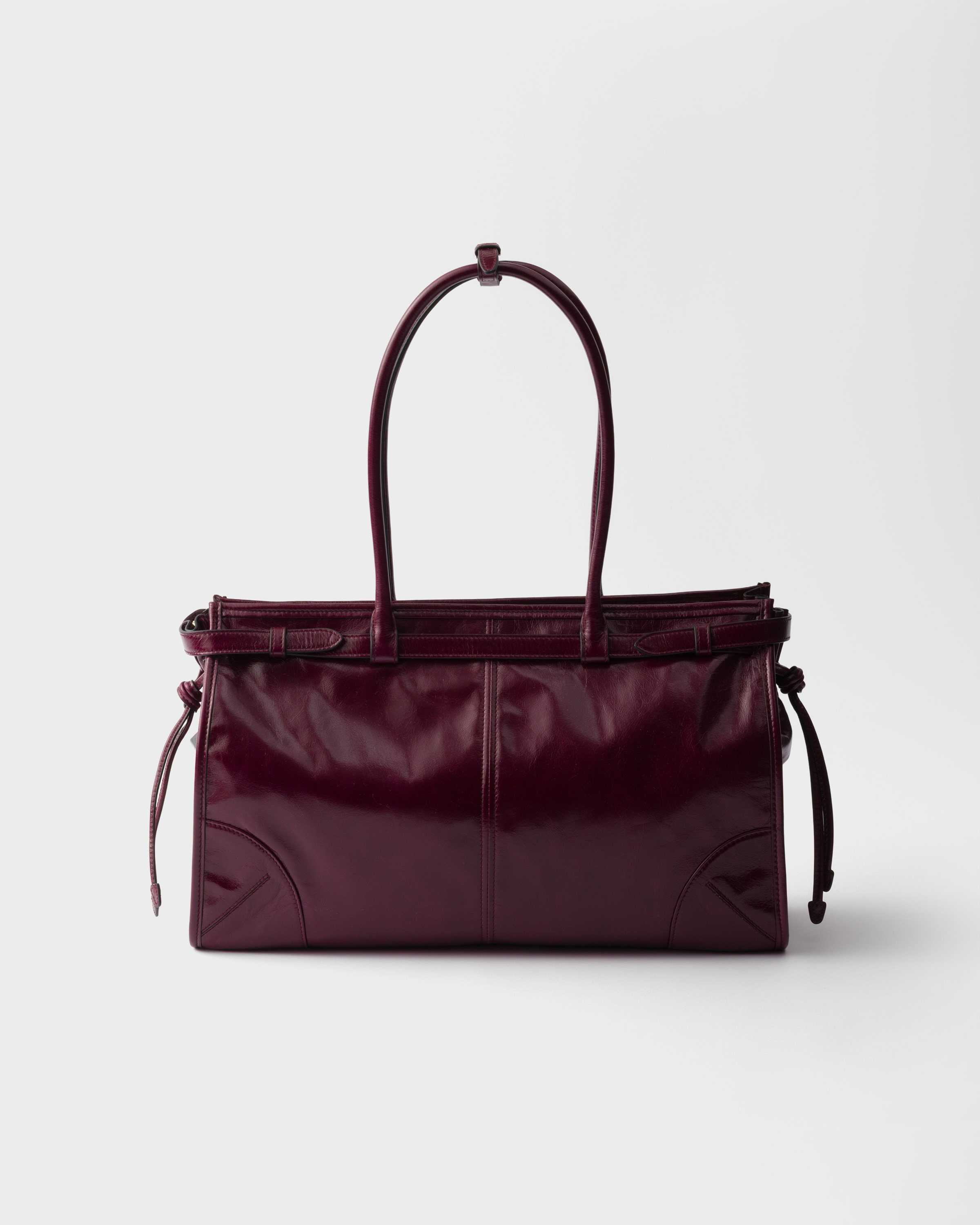 Prada Bonnie large leather handbag - 4