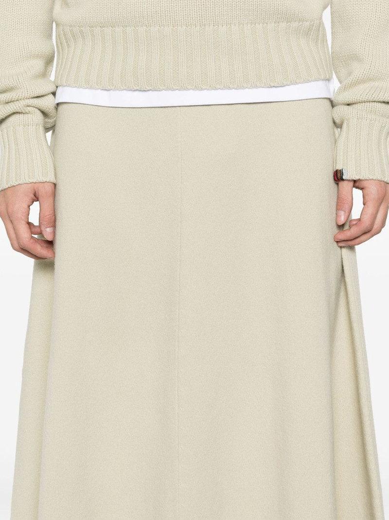 high-waisted draped skirt 5