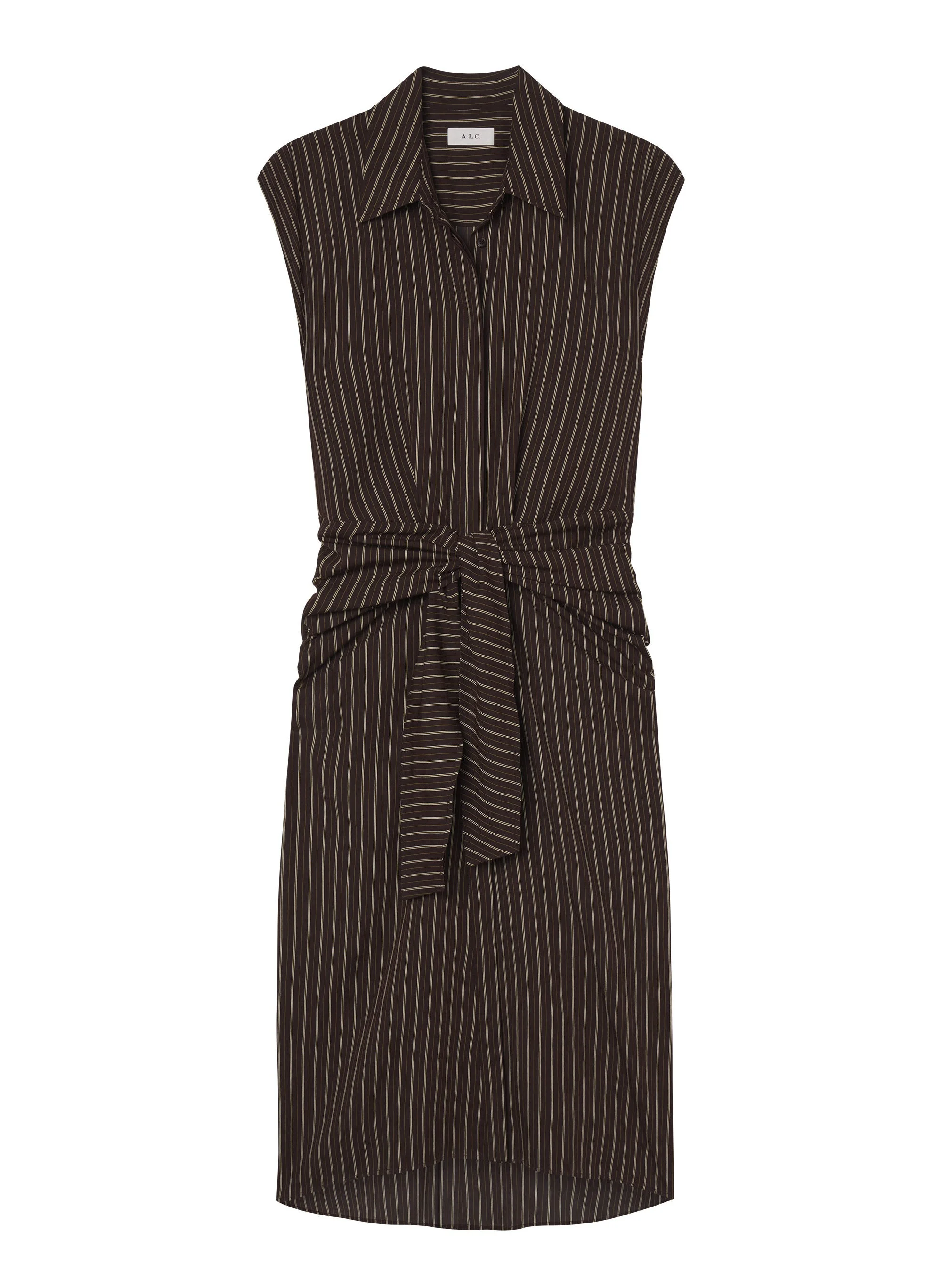 Emilia Striped Midi Dress - 1
