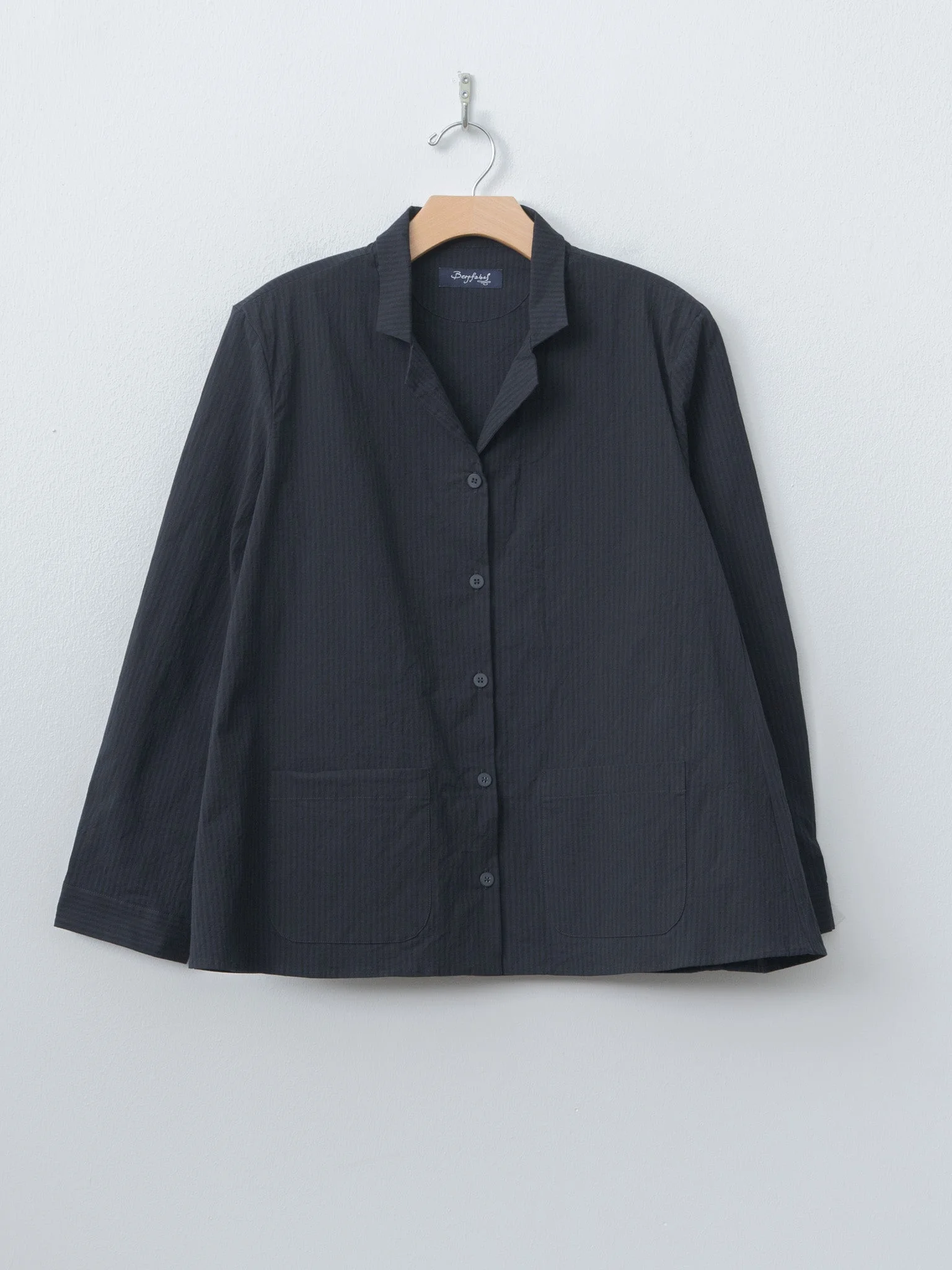 Jenny Shirt - Black Navy Stripe - 1