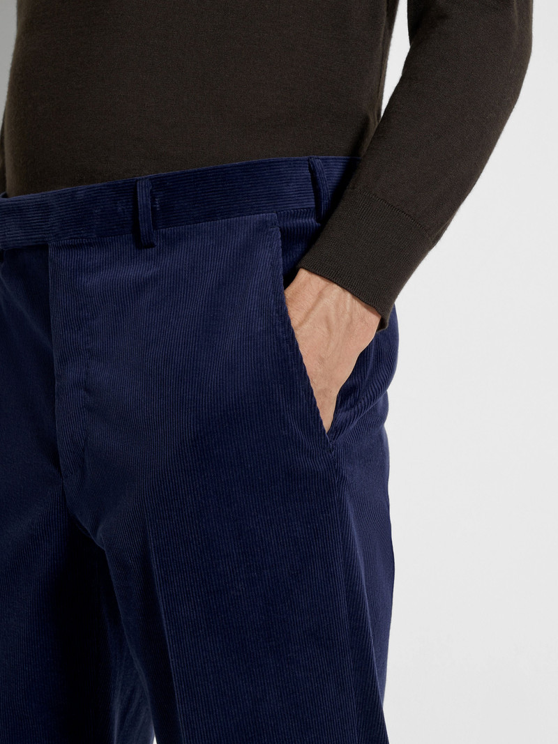 ZEGNA INK BLUE CASHCO PANTS outlook